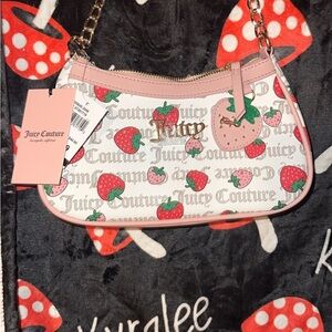 Juicy Couture Pink and Gold Shoulder Bag